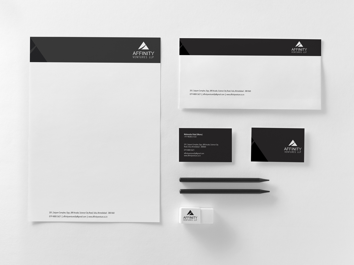 Spinel visiting card and letter pad