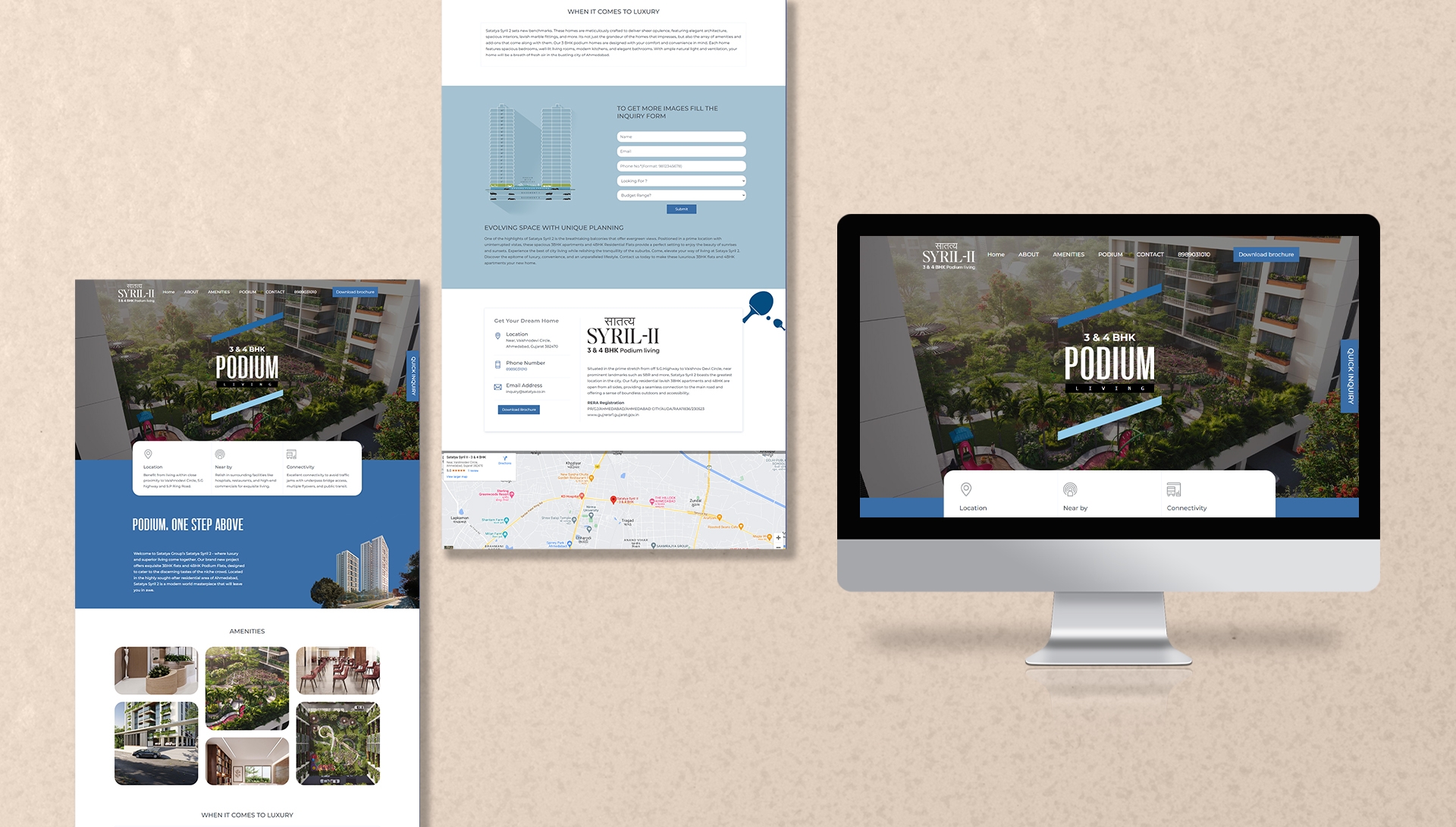 Satatya Syrill II Landing Page